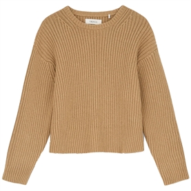 Skall Studio Diana O-neck Strik, Camel 